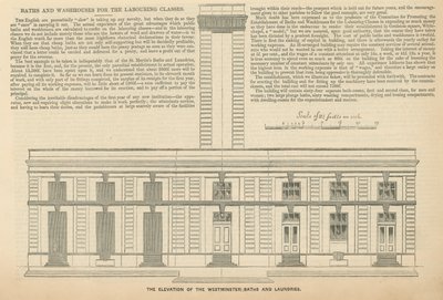 Baths and Washhouses for the Labouring Classes by English School