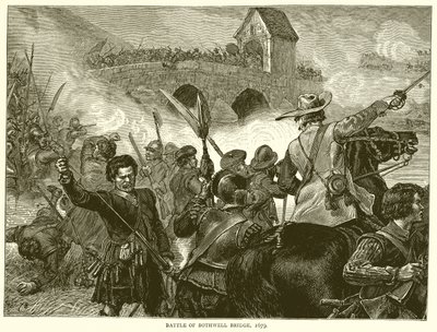 Battle of Bothwell Bridge, 1679 by English School