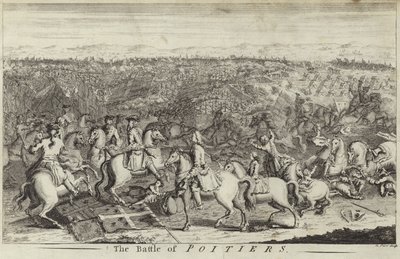 Battle of Poitiers by English School