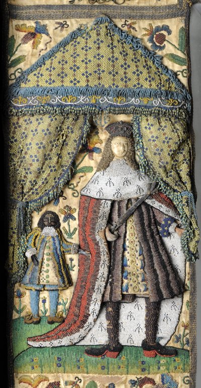 Beadwork Mirror by English School