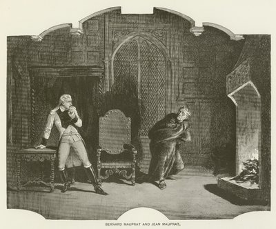 Bernard Mauprat and Jean Mauprat by English School