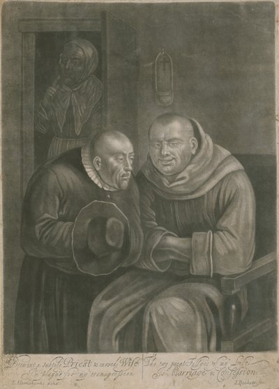Betwixt a subtle priest and a cursed wife, I