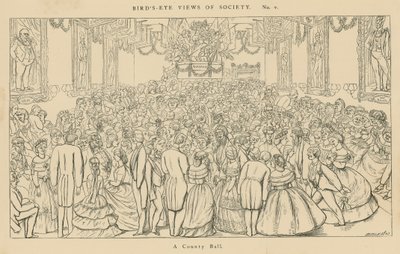Birds-Eye Views of Society: A County Ball by English School