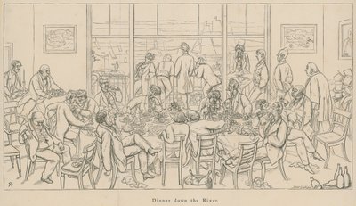 Birds-eye Views of Society: Dinner Down the River by English School