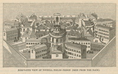 Birds Eye View of Tothill Fields Prison by English School