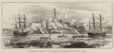 Bombardment of Mombasa by HMS Nassau and Rifleman and Boats of HMS London by English School