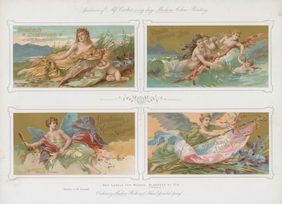 Box Labels for Messrs Blondeau et Cie by English School