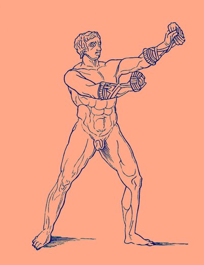 Boxer, Illustration for Olympia by English School