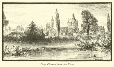 Bray Church from the River by English School