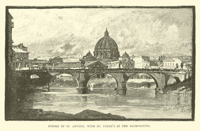 Bridge of St. Angelo, with St. Peter