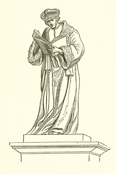 Bronze Statue of Erasmus at Rotterdam by English School
