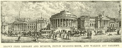 Brown Free Library and Museum, Picton Reading-Room, and Walker Art Gallery by English School