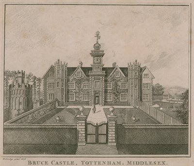 Bruce Castle, Tottenham, London; A View Taken in 1686 by English School