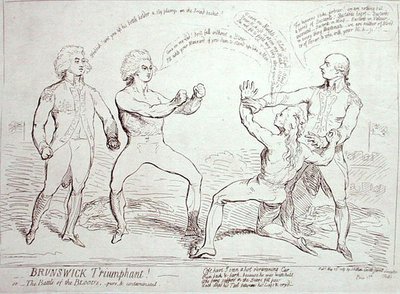 Brunswick Triumphant! published by J. Aitken in 1789 by English School