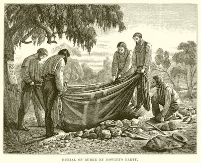 Burial of Burke by Howitt