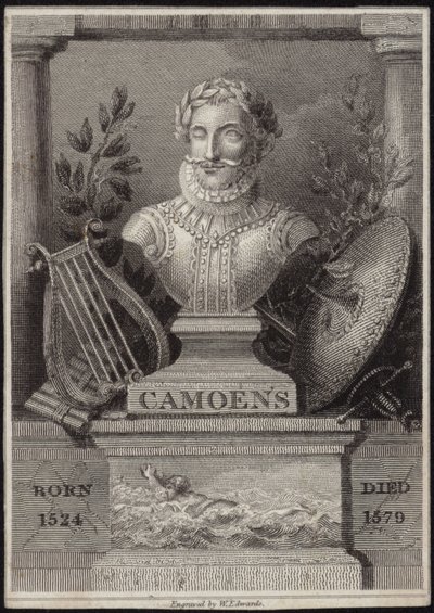 Bust of Luis de Camoens by English School
