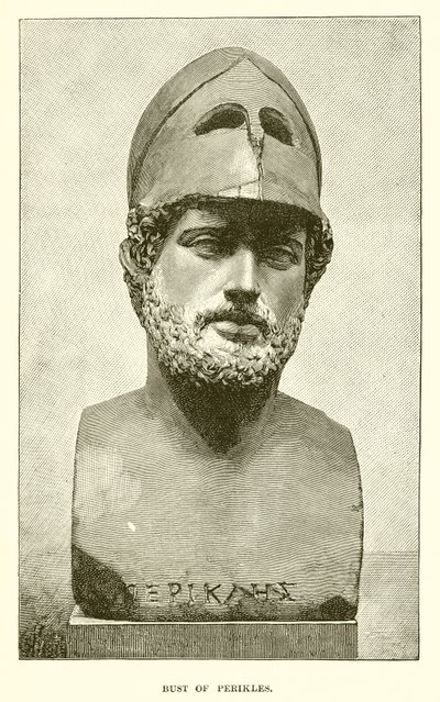 Bust of Pericles by English School