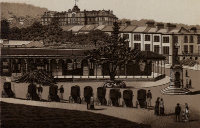 Buxton: Hot Baths and Colonnade by English School
