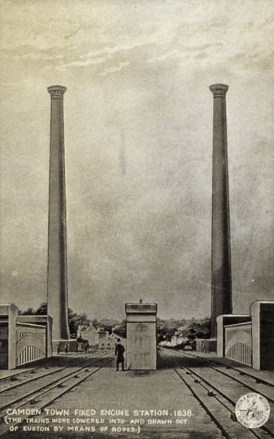 Camden Town Fixed Engine Station, 1838 by English School