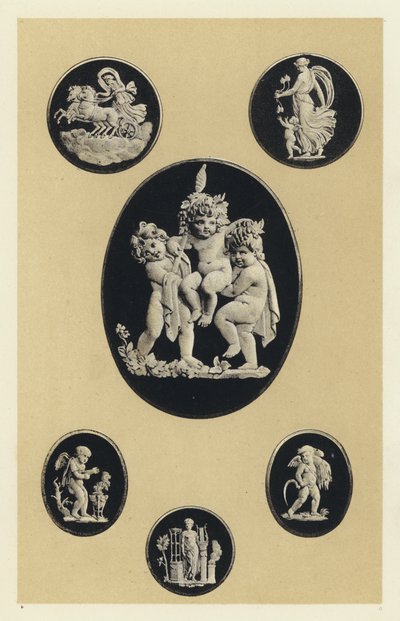 Cameos in Old Wedgwood Ware by English School