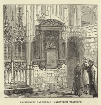 Canterbury Cathedral, Martyrdom Transept by English School