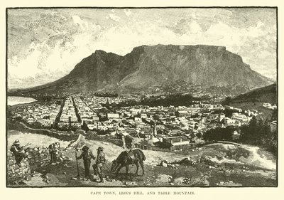 Cape Town, Lions Hill, and Table Mountain by English School