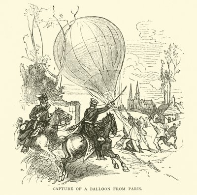 Capture of a Balloon from Paris by English School