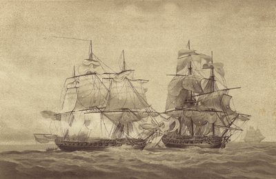 Capture of the French frigate l