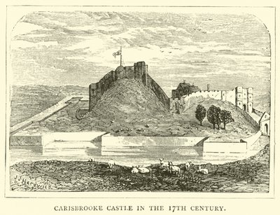 Carisbrooke Castle in the 17th century by English School