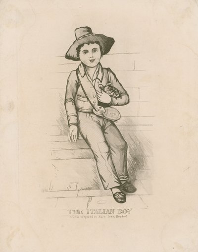 Carlo Fariere, the Italian Boy by English School