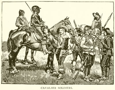 Cavalier Soldiers by English School