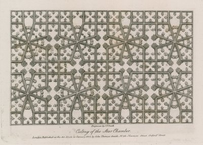 Ceiling of the Star Chamber by English School