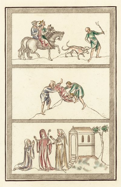 Cenelm, King of Mercia, hunting, murder of King, Abbess, nun and anchorite by English School
