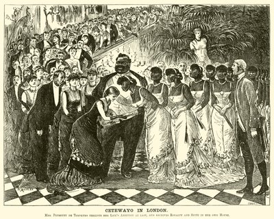 Cetewayo in London by English School