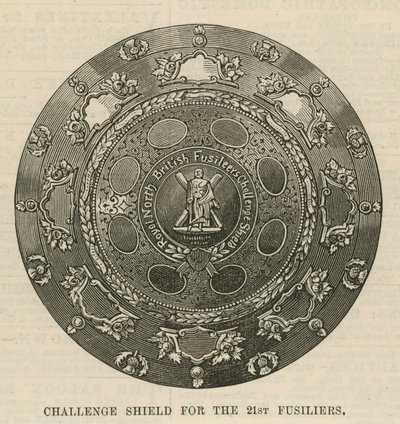 Challenge Shield for the 21st Fusiliers by English School