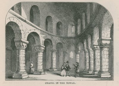 Chapel in the Tower of London by English School
