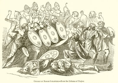 Charge of Roman Infantry by English School