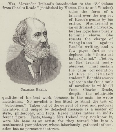 Charles Reade by English School