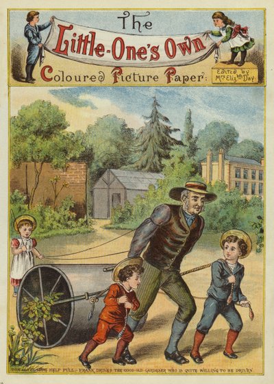 Children helping the gardener by English School