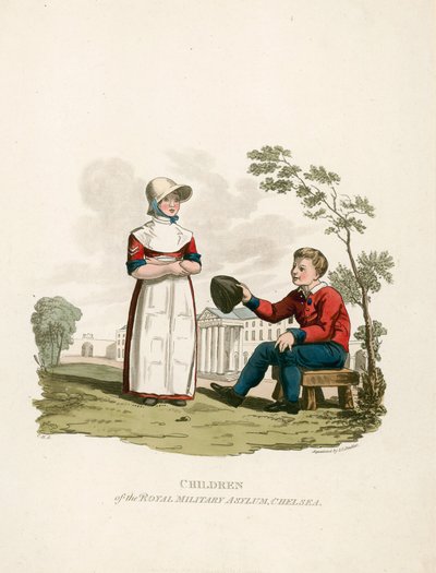Children of the Royal Military Asylum, Chelsea by English School