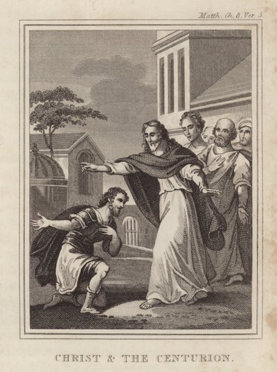 Christ and the Centurion by English School