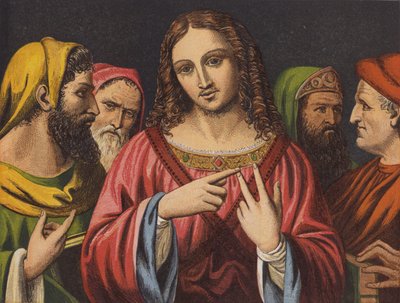 Christ and the Jewish Doctors by English School