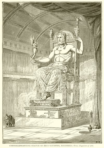 Chryselephantine Statue of Zeus Olympios, Restored by English School