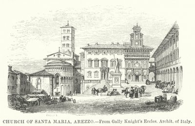 Church of Santa Maria, Arezzo by English School