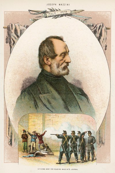 Citizens shot for reading Mazzini
