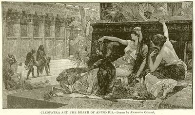 Cleopatra and the Death of Antonius by English School