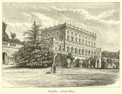 Cliefden, Front View by English School
