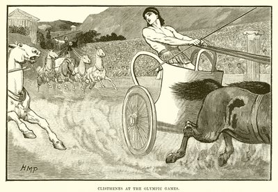 Clisthenes at the Olympic Games by English School