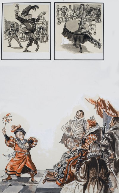 Clowns and Jesters by English School