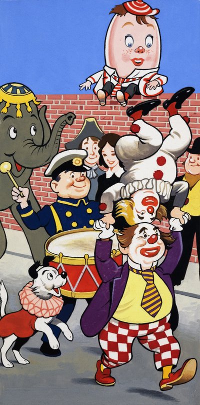 Clowns on parade by English School